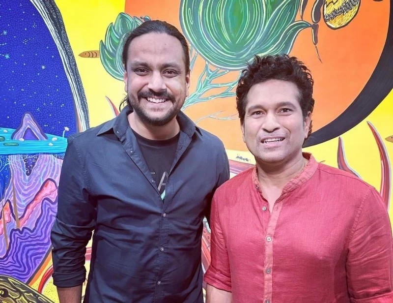 Karan Singh Magic with Sachin Tendulkar